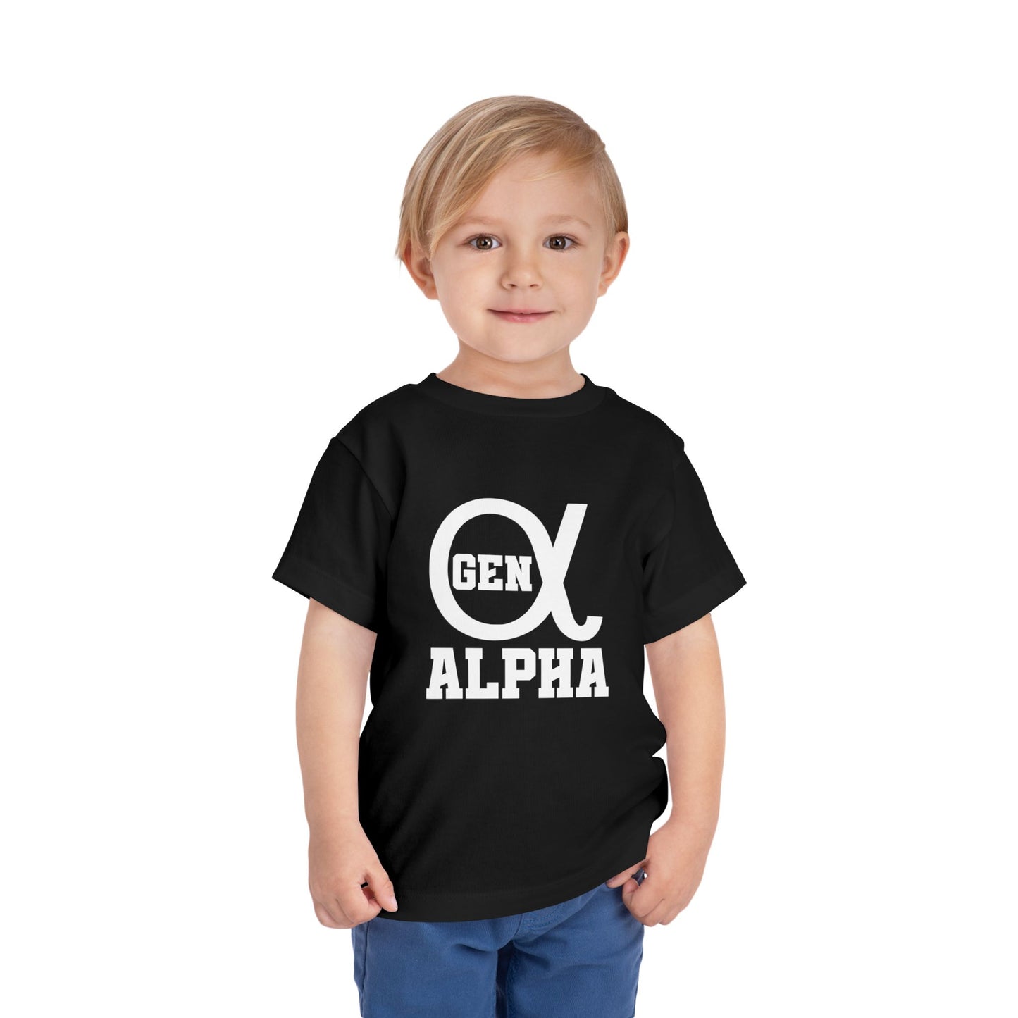 Gen Alpha Black Toddler T-Shirt