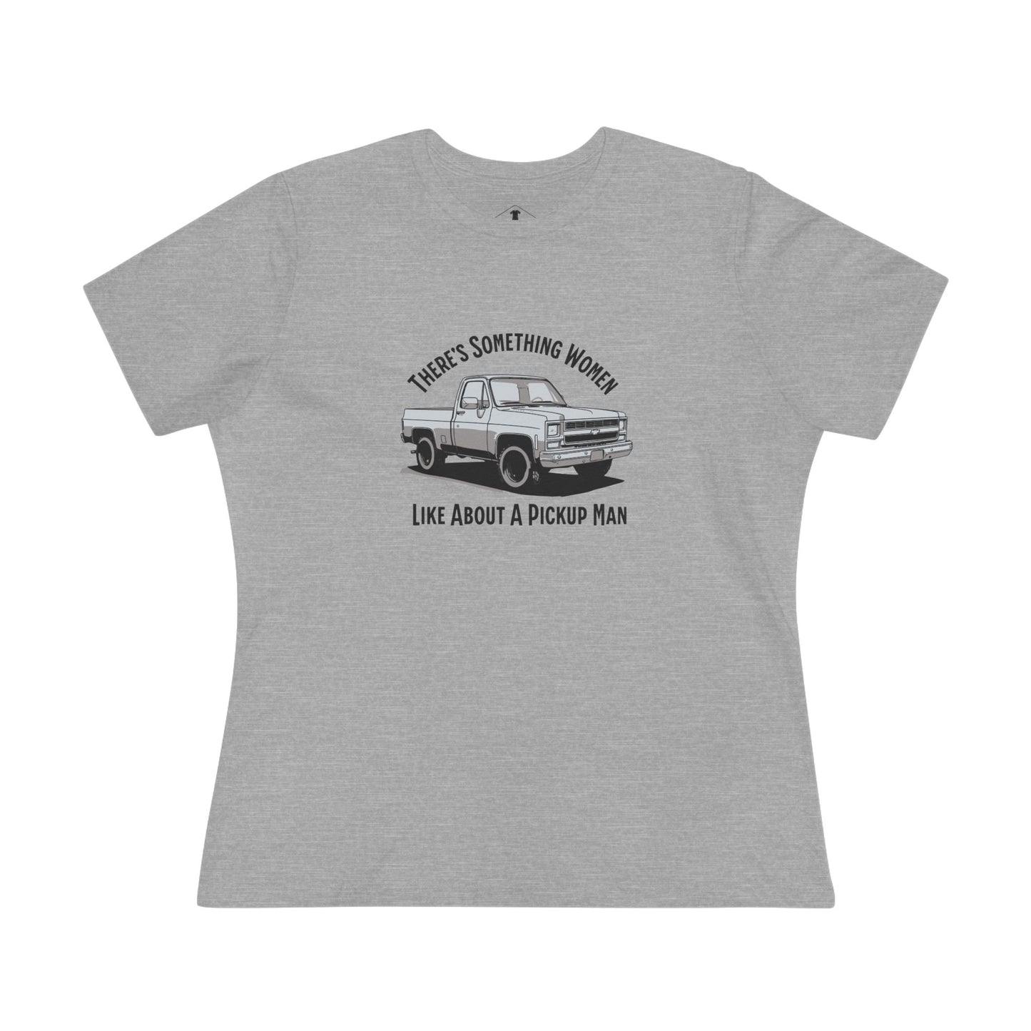 Pickup Man Grey Womens T-Shirt