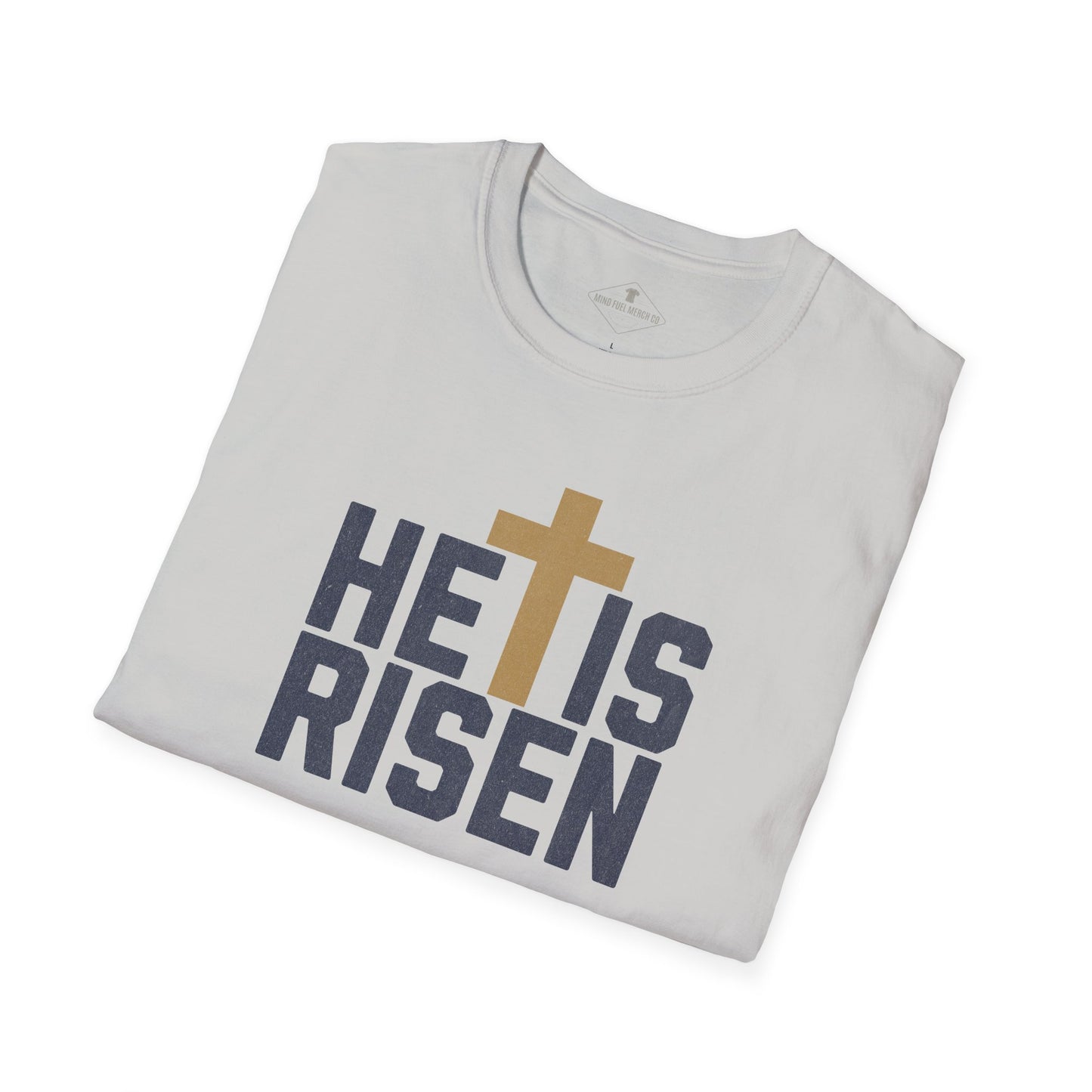 He Is Risen Silver Grey T-Shirt