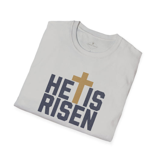 He Is Risen Silver Grey T-Shirt