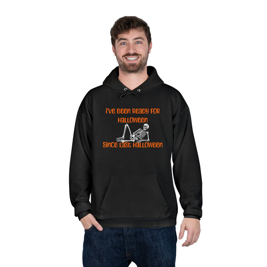 Ready For Halloween Skeleton Black Hoodie