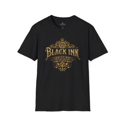 Black Ink Tattoo Society Black T-Shirt