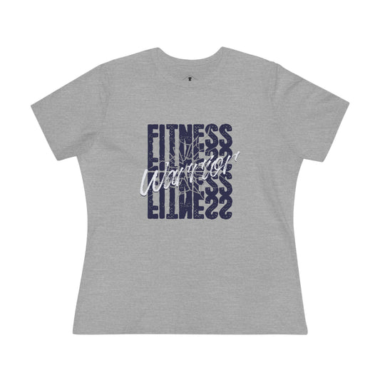 Fitness Warrior Grey Womens T-Shirt