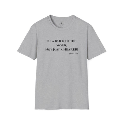 Be A Doer of the Word Grey T-Shirt