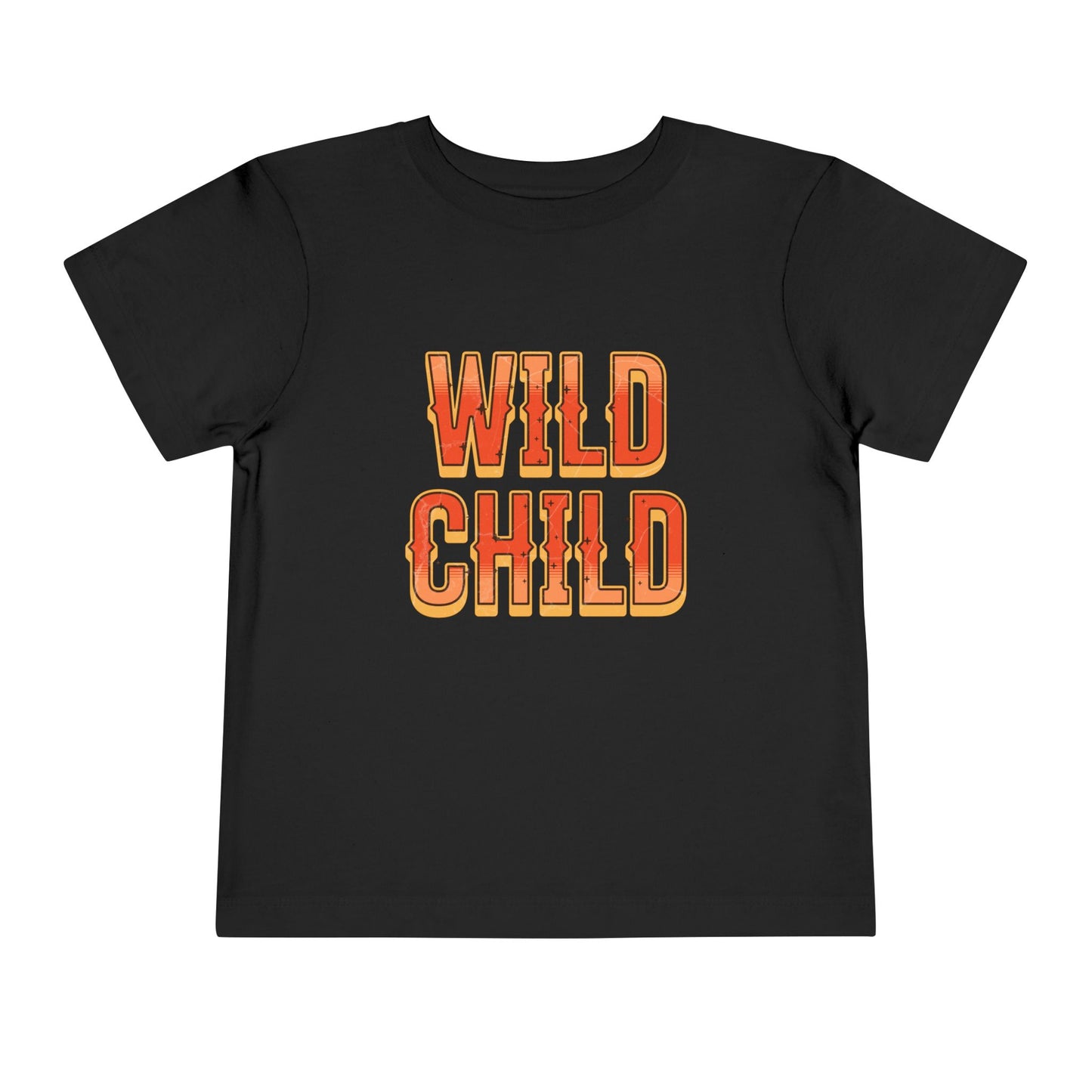 Wild Child Black Toddler T-Shirt