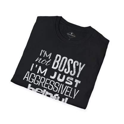 I'm Not Bossy Black T-Shirt