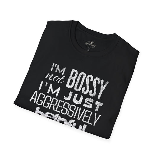 I'm Not Bossy Black T-Shirt