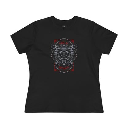 Social Butterfly Black Womens T-Shirt