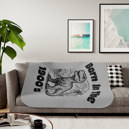 Born In The 1900's Sherpa Blanket