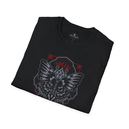 Social Butterfly Black T-Shirt