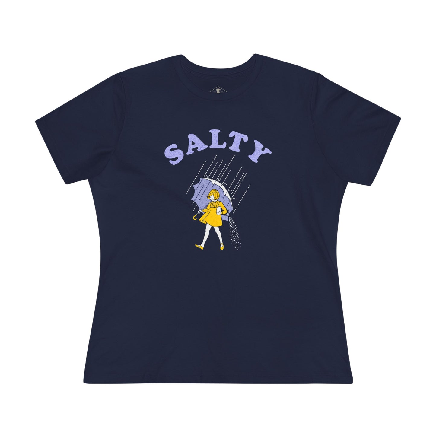 Salty Navy Womens T-Shirt