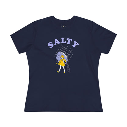 Salty Navy Womens T-Shirt