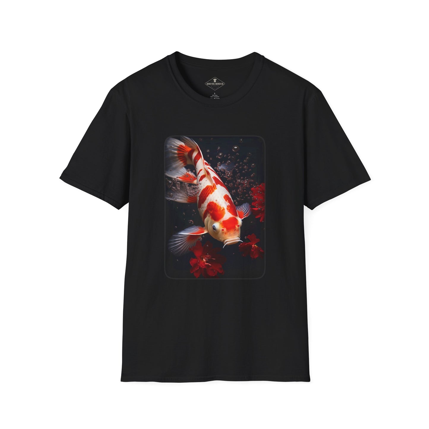 Koi Fish Black T-Shirt