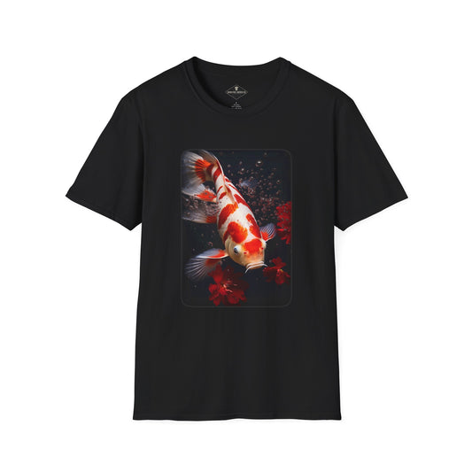 Koi Fish Black T-Shirt