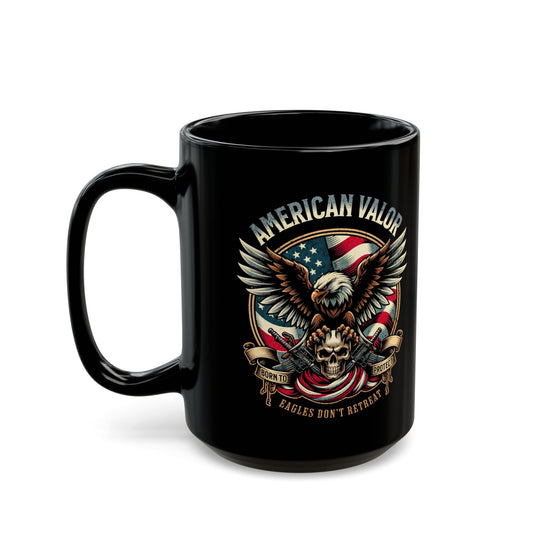 American Valor Black Mug