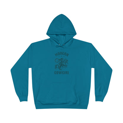 Modern Cowgirl Turquoise Hoodie