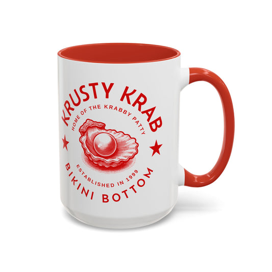 Krusty Krab Red Accent Mug