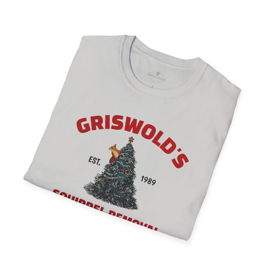 Griswold's Squirrel Removal Silver Grey T-Shirt