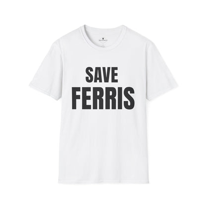 Save Ferris 1980's White T-Shirt