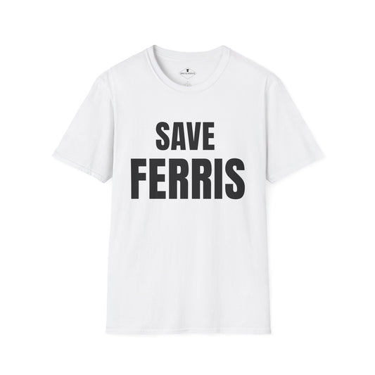 Save Ferris 1980's White T-Shirt