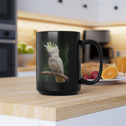 Cockatoo Black Mug