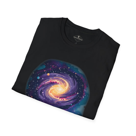 Space Galaxy Black T-Shirt