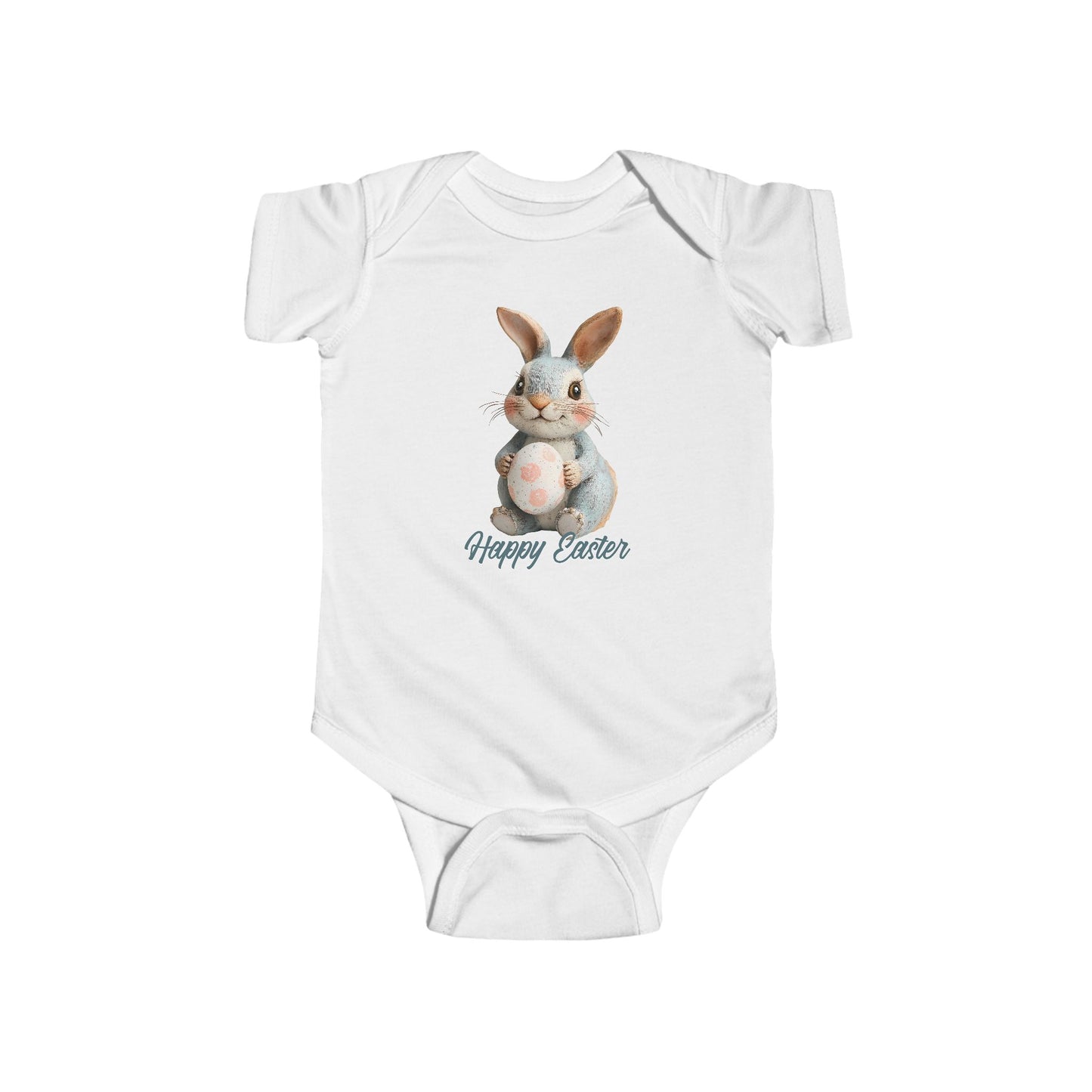 Easter Bunny White Baby Bodysuit