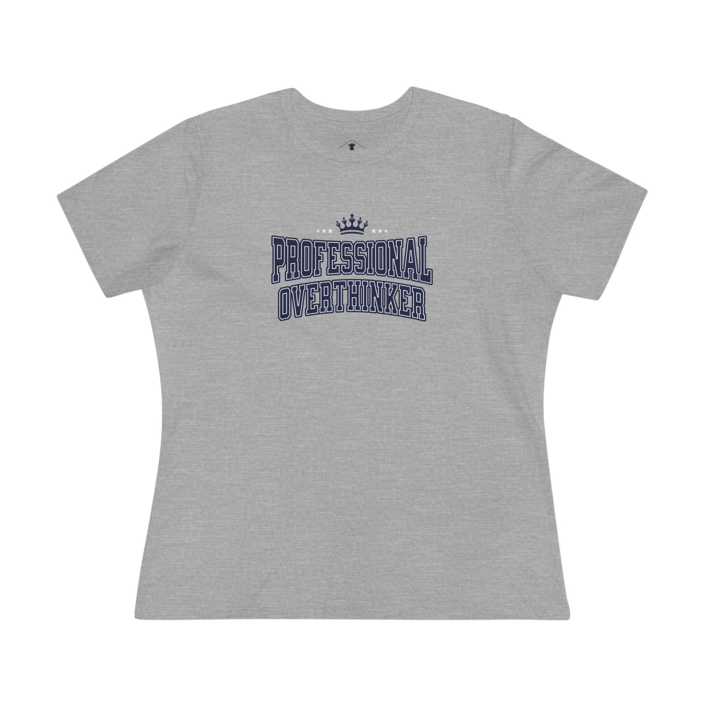 Professional Overthinker Grey Womens T-Shirt