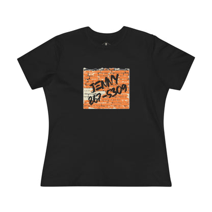 867-5309 Black Womens T-Shirt