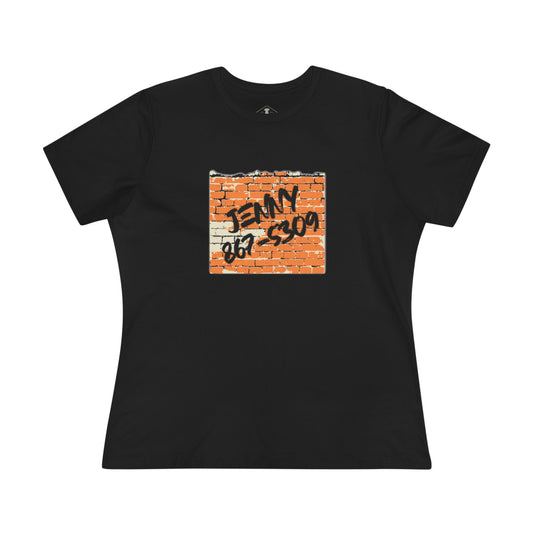 867-5309 Black Womens T-Shirt