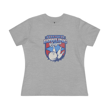 Bowling League Champion Grey Womens T-Shirt