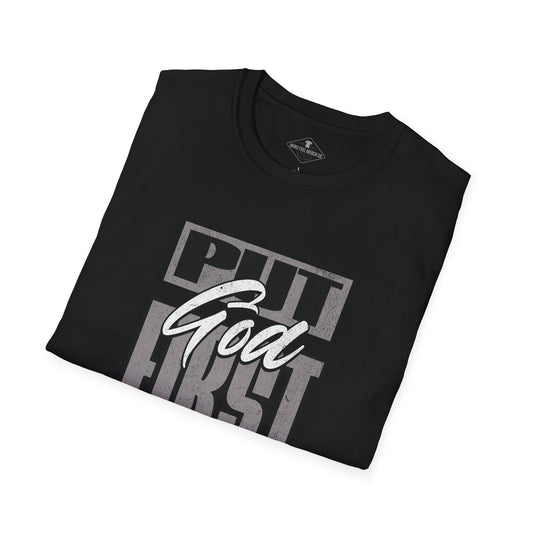 Put God First Black T-Shirt
