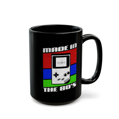 Made In The 80's Black Mug