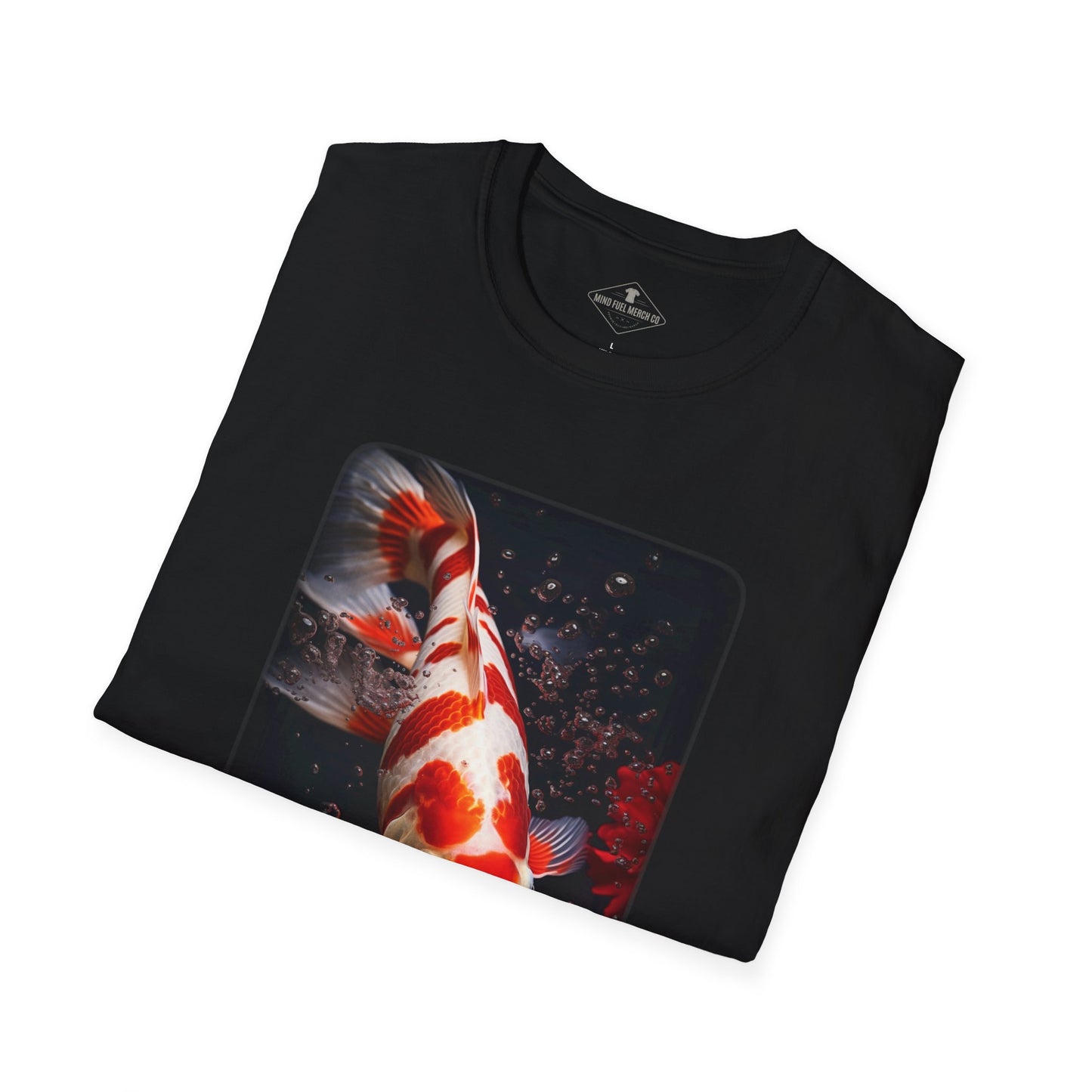 Koi Fish Black T-Shirt