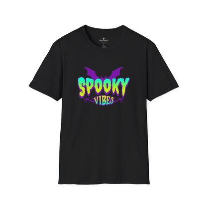 Spooky Vibes Halloween Black T-Shirt
