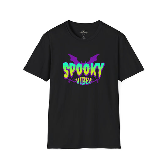 Spooky Vibes Halloween Black T-Shirt
