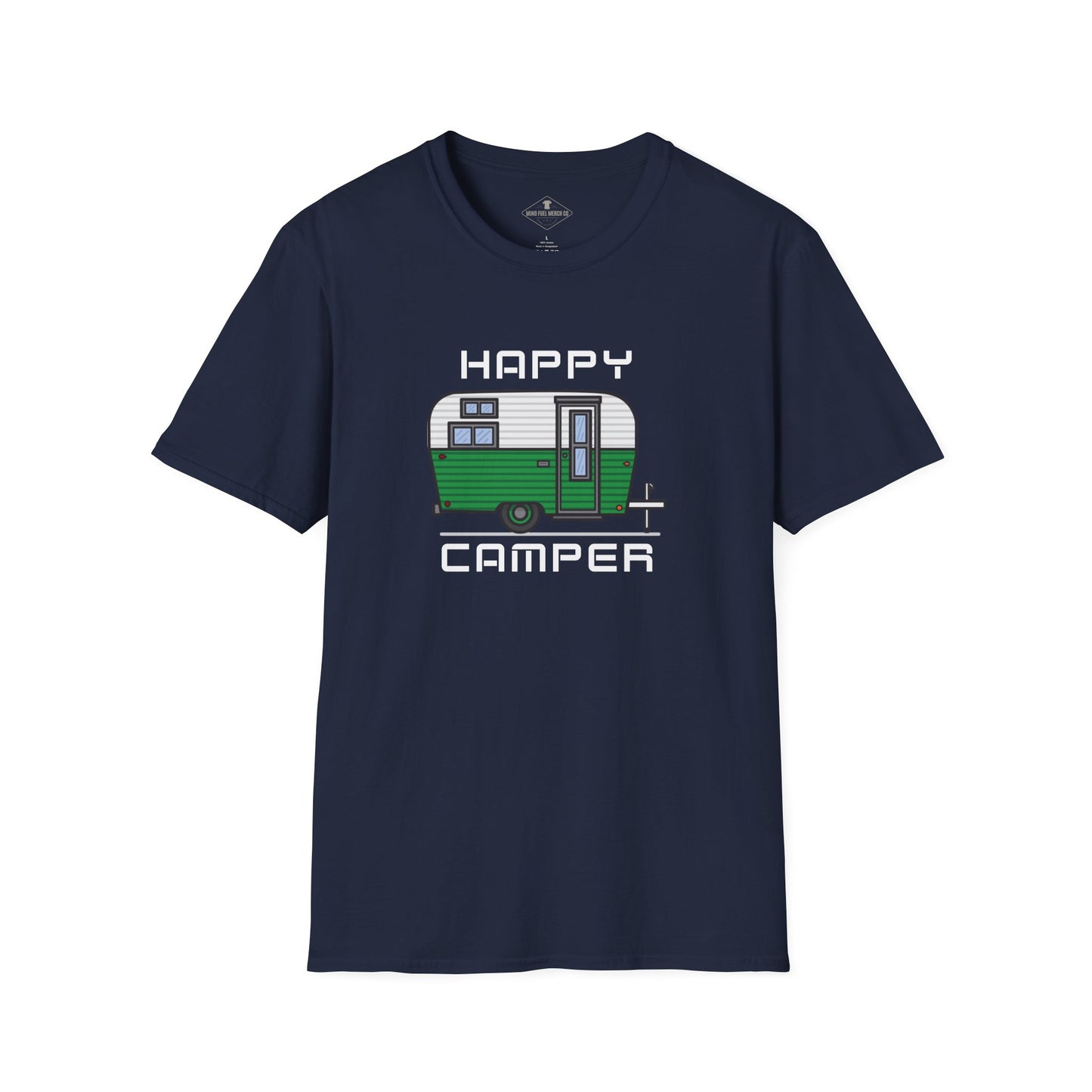 Happy Camper Navy Blue T-Shirt