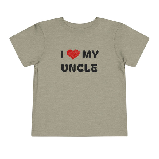 I Love My Uncle Grey Toddler T-Shirt