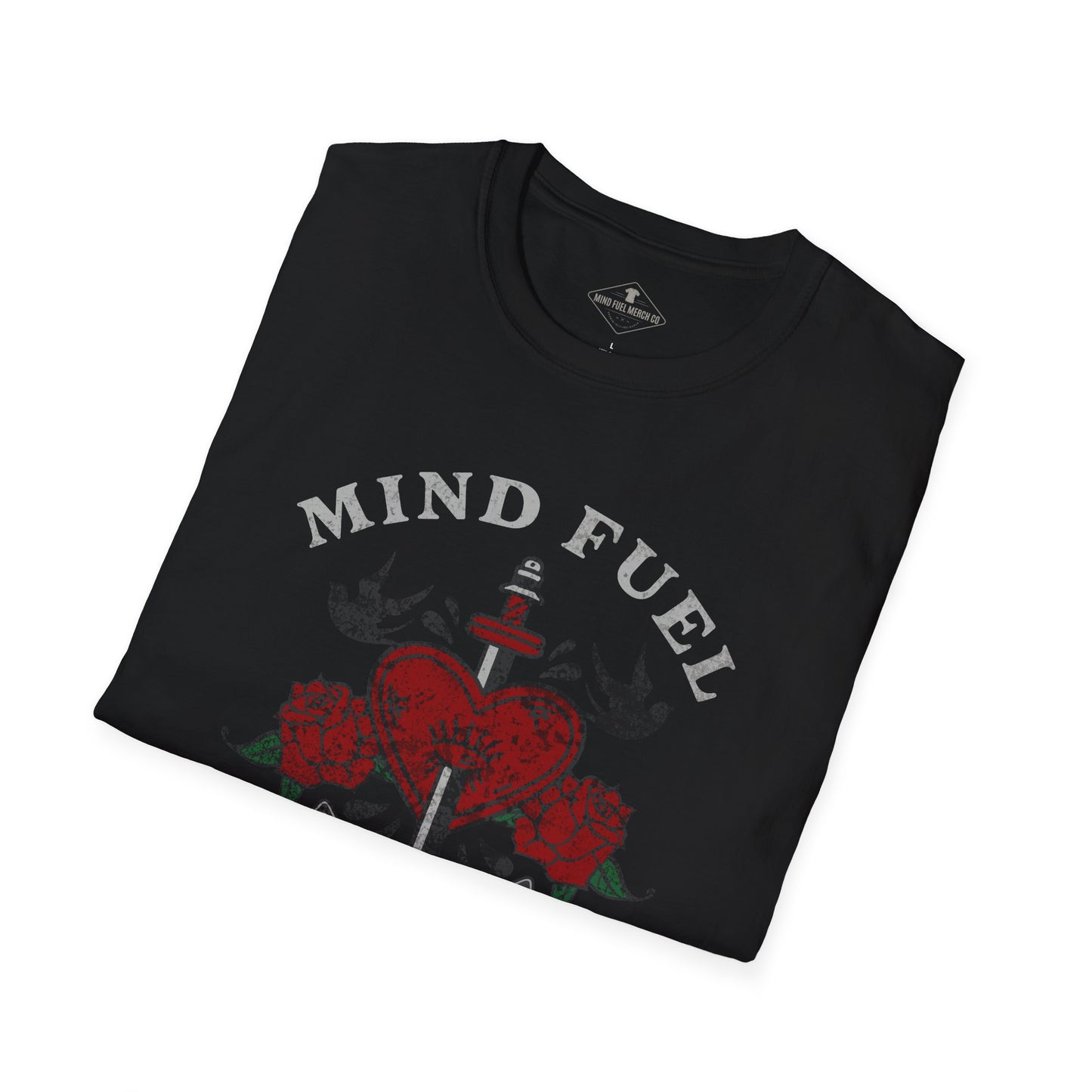 Mind Fuel Tattoo Co. Black T-Shirt