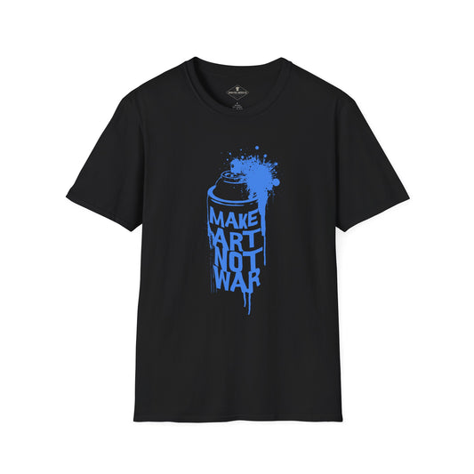Make Art Not War Black T-Shirt