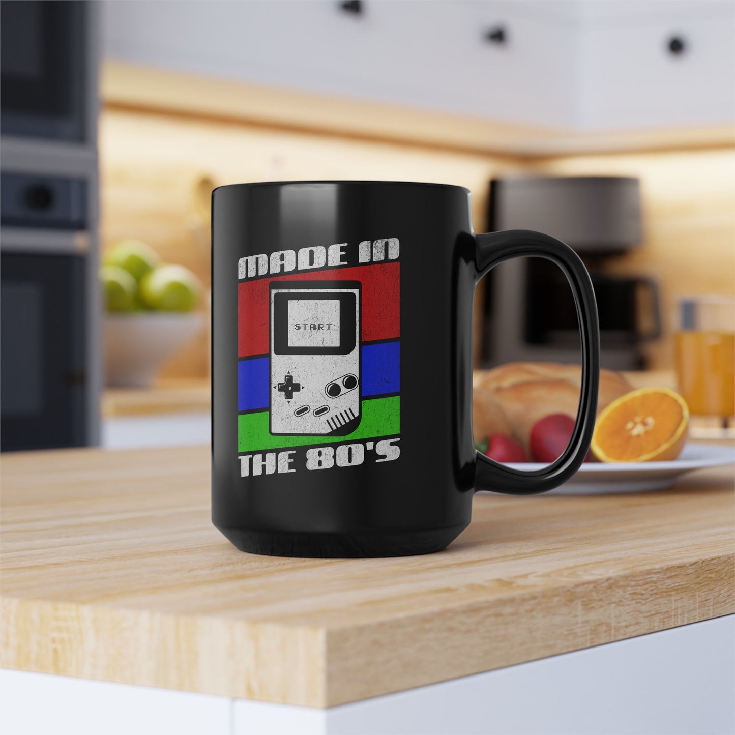 Made In The 80's Black Mug