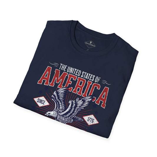 America Freedom And Liberty Navy Blue T-Shirt
