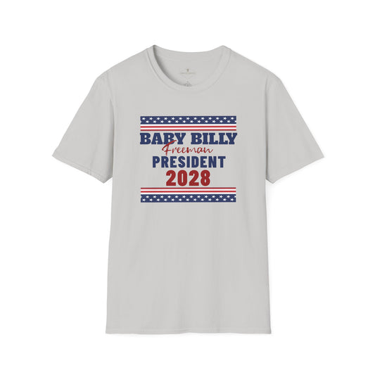Baby Billy For President Silver Grey T-Shirt