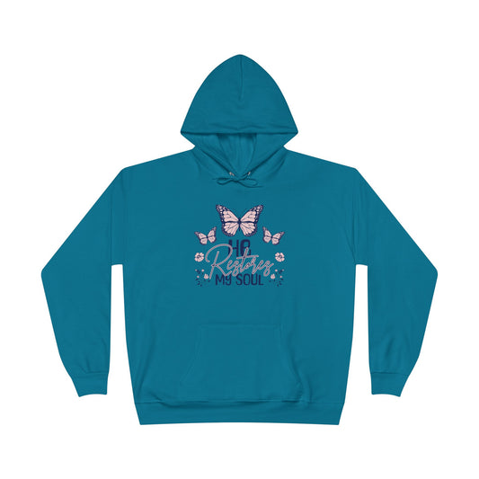 He Restores My Soul Turquoise Hoodie