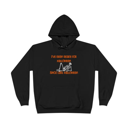 Ready For Halloween Skeleton Black Hoodie