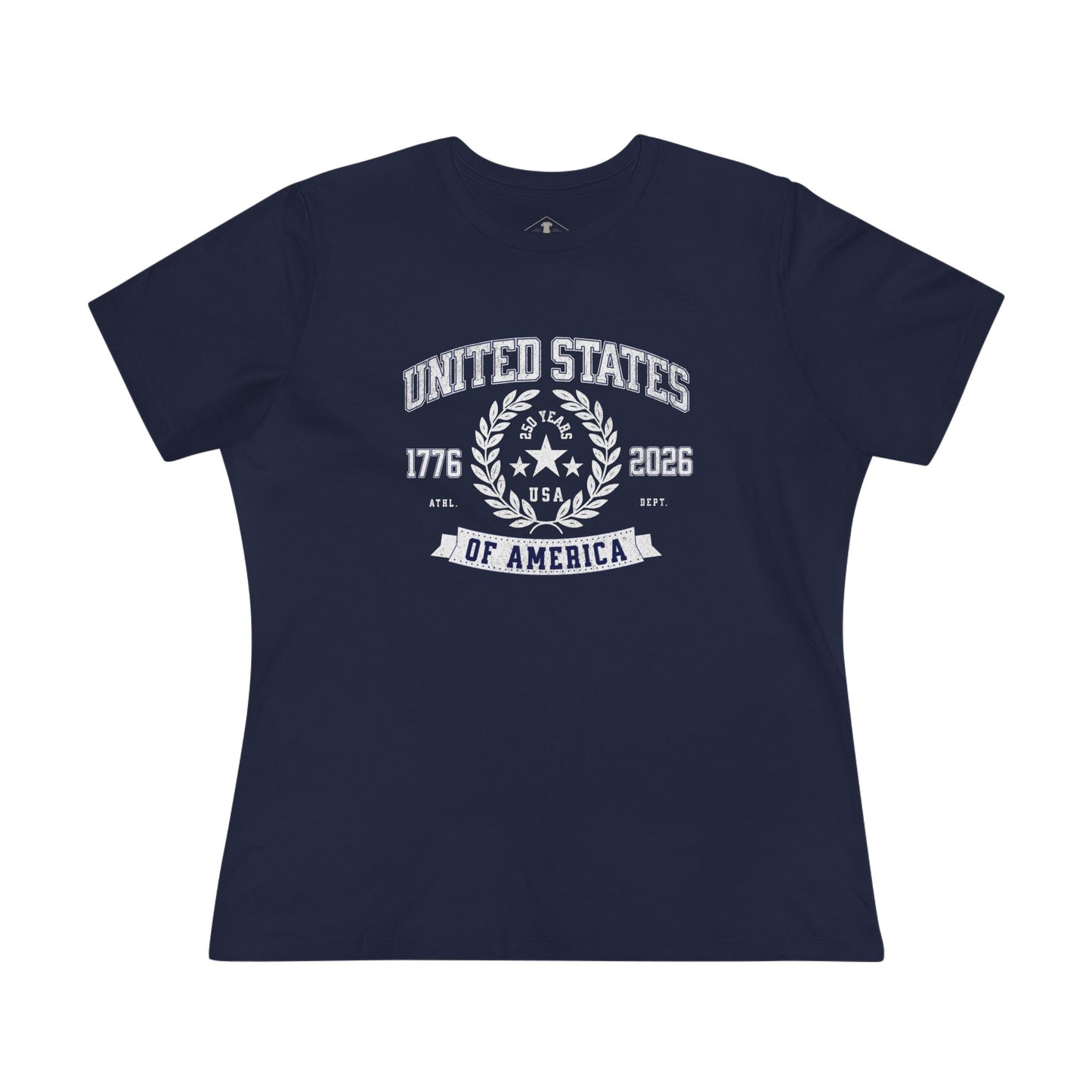 America 250 Athletic Navy Womens T-Shirt
