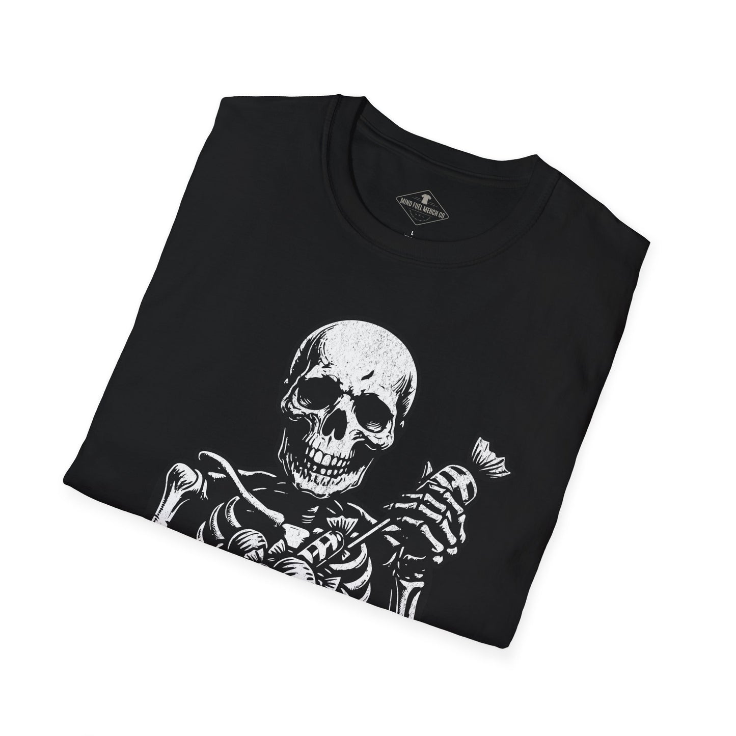 Halloween Skeleton Black T-Shirt