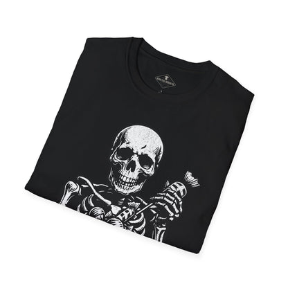 Halloween Skeleton Black T-Shirt