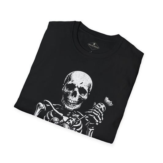 Halloween Skeleton Black T-Shirt