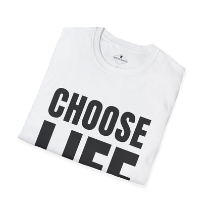Choose Life 1980's Video White T-Shirt
